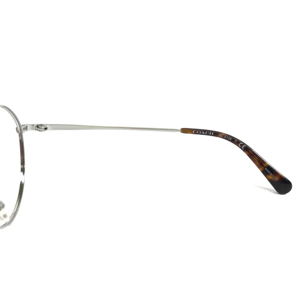 Coach Eyeglasses Frames HC5106 9339 Shiny Brown Round Wire Rim 54-18-140